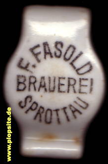 Bügelverschluss aus: Brauerei Fasold, Sprottau, Szprotawa, Polen