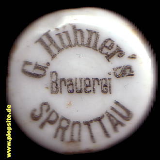 Bügelverschluss aus: Gustav Hübner’s Brauerei, Sprottau, Szprotawa, Polen