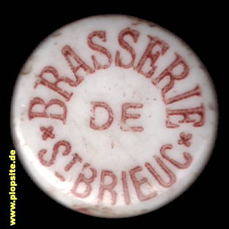 Bügelverschluss aus: Brasserie de Saint Brieuc Soc. H. Dusart, St. Brieuc, Sant-Brieg, Frankreich