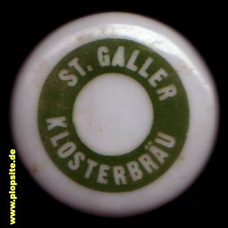 Bügelverschluss aus: Klosterbräu, St. Gallen, Sankt Gallen, Saint-Gall, San Gallo, Schweiz