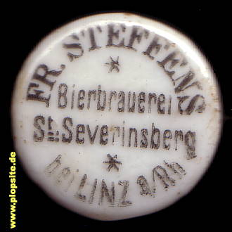 BŸügelverschluss aus: Bierbrauerei Fr. Steffens, St. Severinsberg Linz / Rhein, Deutschland