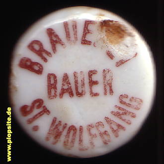 BŸügelverschluss aus: Brauerei Bauer, St. Wolfgang, Deutschland