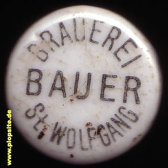 Bügelverschluss aus: Brauerei Bauer, St. Wolfgang, Deutschland