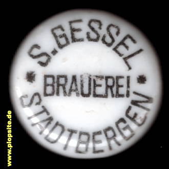 BŸügelverschluss aus: Brauerei Sylvester Gessel, Stadtbergen, Deutschland