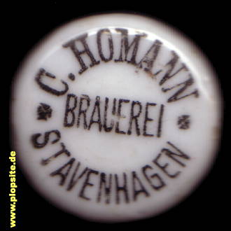 BŸügelverschluss aus: Dampfbrauerei C. Homann, Stavenhagen, Reuterstadt Stavenhagen, Deutschland