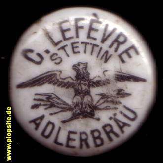 Bügelverschluss aus: Adlerbräu C. Lefèvre, Stettin, Szczecin, Polen