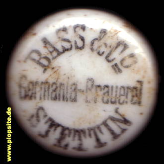 B�ügelverschluss aus: Germania-Brauerei Bass & Co., Stettin, Szczecin, Polen