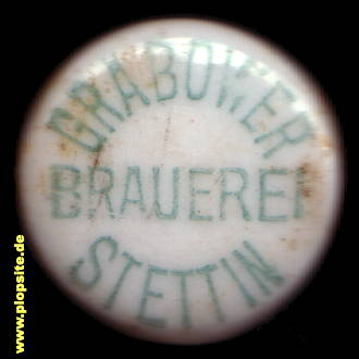 B�ügelverschluss aus: Grabower Brauerei Gmbh, Stettin, Szczecin, Polen