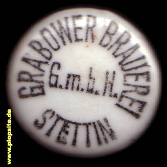 B�ügelverschluss aus: Grabower Brauerei GmbH, Stettin, Szczecin, Polen
