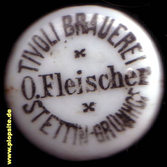BŸügelverschluss aus: Tivoli Brauerei AG Fleischer, Stettin - Grünhof, Szczecin, Polen