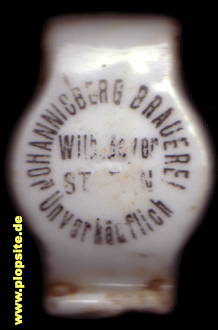 B�ügelverschluss aus: Johannisberg Brauerei Meyer, Stettin, Szczecin, Polen