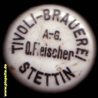 Bügelverschluss aus: Tivoli-Brauerei AG, O. Fleischer, Stettin, Szczecin, Polen
