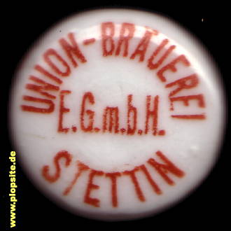 Bügelverschluss aus: Union-Brauerei eGmbH, Stettin, Szczecin, Polen