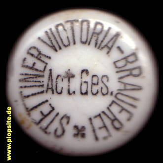 Bügelverschluss aus: Victoria-Brauerei AG, Stettin, Szczecin, Polen