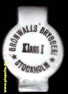 Bügelverschluss aus: Grönwalls Bryggeri, Stockholm, Schweden