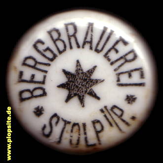 Bügelverschluss aus: Bergbrauerei, Inhaber Franz Conrad, Stolp, Słupsk, Stôłpsk, Polen