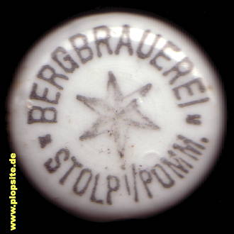 Bügelverschluss aus: Bergbrauerei, Inhaber Franz Conrad, Stolp, Słupsk, Stôłpsk, Polen