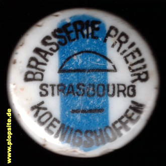 BŸügelverschluss aus: Brasserie du Bois Vert, Brasserie Ch. Prieur S.A., Koenigshoffen, Koenigshoffen - Strassbourg, Königshofen - Straßburg, Frankreich