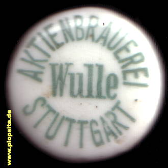 Bügelverschluss aus: Brauerei Wulle, Stuttgart, Deutschland