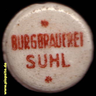 Bügelverschluss aus: Burgbrauerei, Suhl, Deutschland