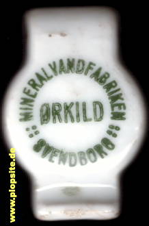 Picture of a ceramic Hutter stopper from: Svendborg, Mineralvandfabriken Ørkild,  DK, unbekannt, Denmark