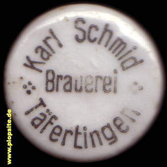 Bügelverschluss aus: Brauerei Schmidt  , Täfertingen, Neusäß-Täfertingen, Deutschland