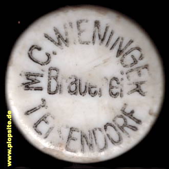 Bügelverschluss aus: Brauerei Wieninger, Teisendorf, Deutschland