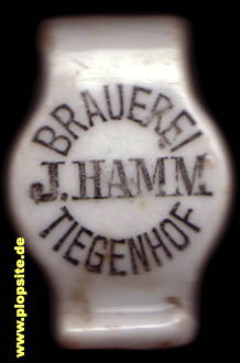 BŸügelverschluss aus: Brauerei Jacob Hamm, Danzig - Tiegenhof, Nowy Dwór Gdański, Polen