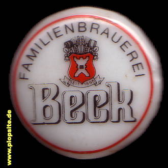 BÜgelverschluss aus: Familienbrauerei Beck, Trabelsdorf, Lisberg, Deutschland