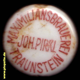 Bügelverschluss aus: Maximiliansbrauerei Johann Pirkl, Traunstein, Deutschland