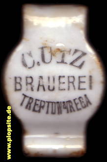 Bügelverschluss aus: Brauerei Carl Utz, Treptow / Rega, Trzebiatów, Polen