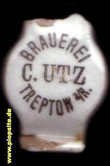 Bügelverschluss aus: Brauerei Carl Utz, Treptow / Rega, Trzebiatów, Polen