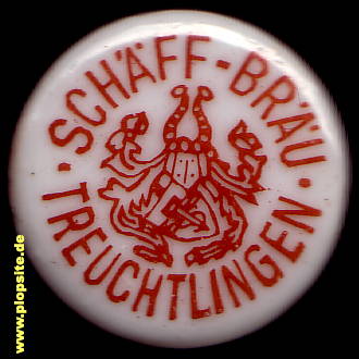 Picture of a ceramic Hutter stopper from: Schäff Bräu, Treuchtlingen, Germany