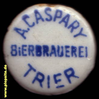 Bügelverschluss aus: Bierbrauerei A. Caspary, Trier, Deutschland