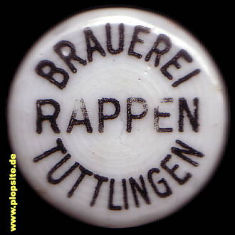 BŸügelverschluss aus: Brauerei zum Rappen, Martin, Tuttlingen, Deutschland