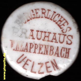 Bügelverschluss aus: Bürgerliches Brauhaus, F. Klappenbach, Uelzen, Deutschland