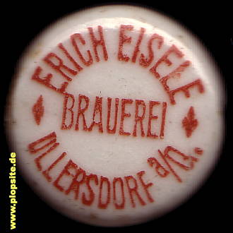 Bügelverschluss aus: Brauerei Erich Eisele, Ullersdorf / Queis, Ołdrzychów, Polen