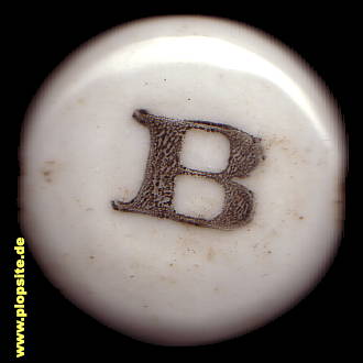 Picture of a ceramic Hutter stopper from: B,  DE, unbekannt, Germany