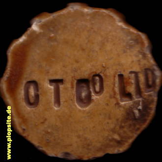 Picture of a ceramic Hutter stopper from: C. T. Co. Ltd.,  GB, unbekannt, United Kingdom