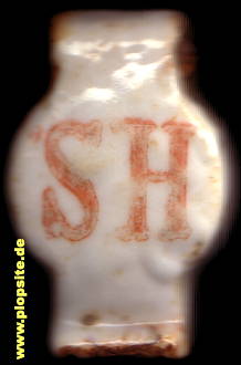 Picture of a ceramic Hutter stopper from: Sh,  DE, unbekannt, Germany