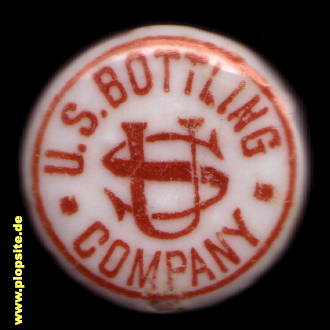 Picture of a ceramic Hutter stopper from: US Bottling Company,  US, unbekannt, USA