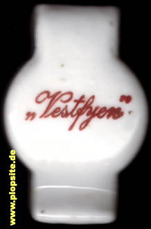 Picture of a ceramic Hutter stopper from: Vestfrjen,  DK, unbekannt, Denmark