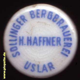 BŸügelverschluss aus: Bergbrauerei H. Haffner, Uslar Sollinger, Deutschland