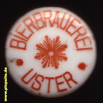 BŸügelverschluss aus: Bierbrauerei, P. Bartenstein, Uster, Schweiz
