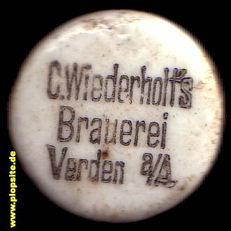BŸügelverschluss aus: C. Wiederholt's Brauerei , Verden / Aller, Deutschland