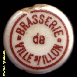 BŸügelverschluss aus: Grande Brasserie et Malterie Vosgienne S.A., Brasserie de Ville-sur-Illion, Ville - sur - Illon, Frankreich
