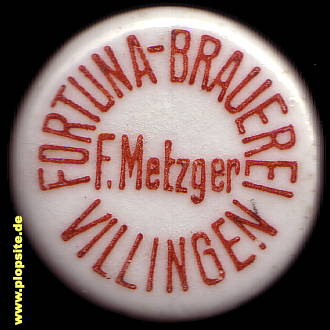 Bügelverschluss aus: Fortuna Brauerei, Franz Metzger, Villingen, Villingen-Schwenningen, Deutschland