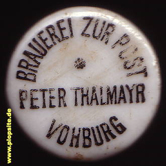 BŸügelverschluss aus: Brauerei zur Post Thalmayr, Vohburg, Deutschland