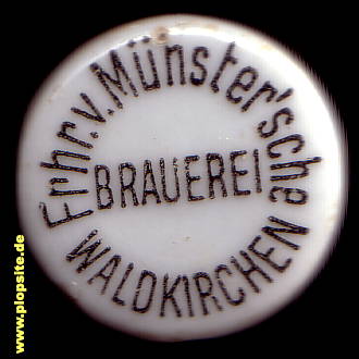 BŸügelverschluss aus: Freiherr von Münster'sche Brauerei, Waldkirchen, Deutschland