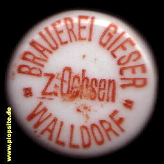BŸügelverschluss aus: Brauerei zum Ochsen, Gieser, Walldorf / Baden, Deutschland